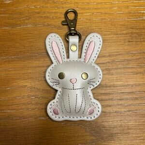 Portland Leather Bunny Charm PLG Woodland Bunnies Bag Charm Keychain Tassel